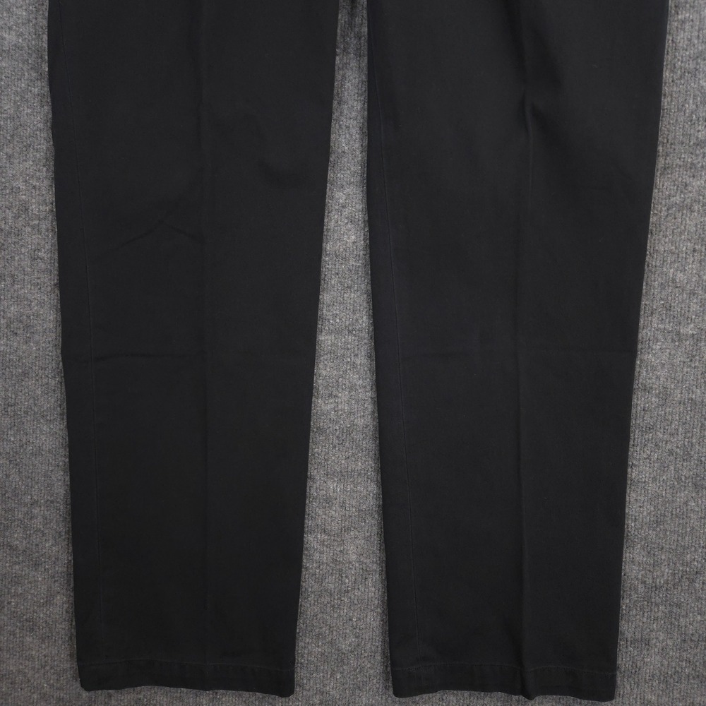 Polo Ralph Lauren Pants Mens 38X32 Black Straight Leg Classic Fit Pleated NEW - Picture 4 of 15